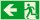 SafetyMarking® Rettungszeichen-Aufkleber "Notausgang links" rechteckig 30,0 x 15,0 cm, 1 St.