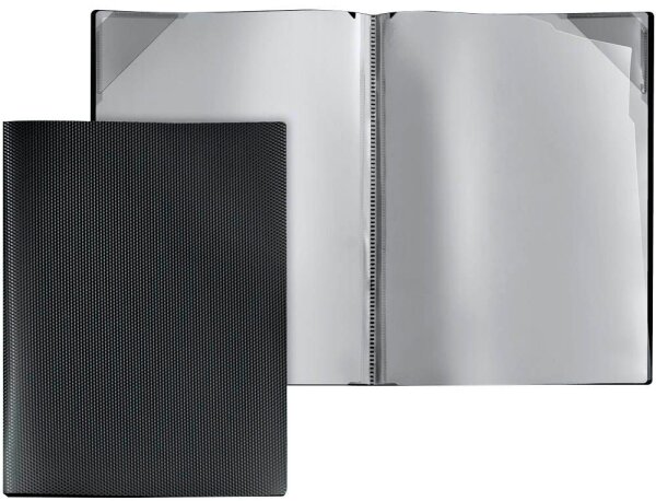 VELOFLEX Diamond Sichtbuch DIN A4, 4 Hüllen schwarz, 1 St.