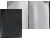 VELOFLEX Diamond Sichtbuch DIN A4, 4 Hüllen schwarz,...