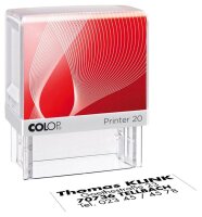 COLOP Textstempel, individualisierbar Printer 20...