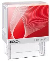 COLOP Textstempel, individualisierbar Printer 20 selbstfärbend schwarz ohne Logo, 1 St.