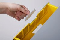 DURABLE Schubladenbox VARICOLOR®  dunkelgrau mit bunten Farblinien 760527, DIN A4 mit 5 Schubladen, 1 St.