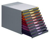 DURABLE Schubladenbox VARICOLOR®  dunkelgrau mit...