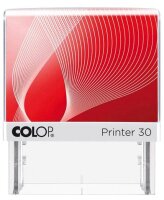COLOP Textstempel, individualisierbar Printer 30 selbstfärbend schwarz ohne Logo, 1 St.