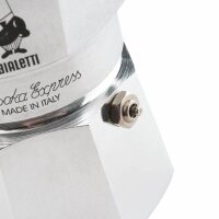BIALETTI Moka Express 1 Espressokocher silber, 1 Tasse