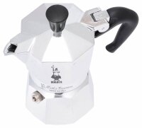 BIALETTI Moka Express 1 Espressokocher silber, 1 Tasse