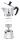 BIALETTI Moka Express 1 Espressokocher silber, 1 Tasse
