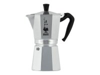 BIALETTI Moka Express 12 Espressokocher silber, 12 Tassen