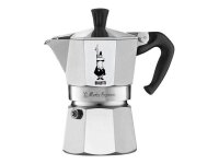 BIALETTI Moka Express 4 Espressokocher silber, 4 Tassen