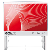 COLOP Textstempel, individualisierbar Printer 40 selbstfärbend schwarz mit Logo, 1 St.