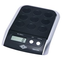 WEDO Briefwaage Optimo 5000 schwarz für max. 5,0 kg