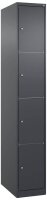 CP Schließfachschrank Classic Plus anthrazitgrau 080000-104 S10010, 4 Schließfächer 30,0 x 50,0 x 185,0 cm
