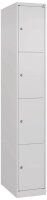 CP Schließfachschrank Classic Plus verkehrsweiß 080000-104 S10012, 4 Schließfächer 30,0 x 50,0 x 185,0 cm