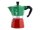 BIALETTI Moka Express 3 Color Italia Espressokocher grün, 3 Tassen