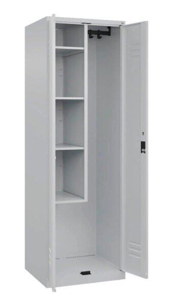 CP Putzmittelschrank Classic Plus 080100-00 S10021 lichtgrau 4 Fachböden 60,0 x 50,0 x 185,0 cm, aufgebaut, 1 St.
