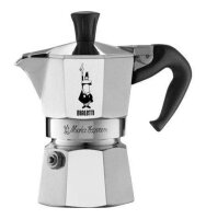 BIALETTI Moka Express 2 Espressokocher silber, 2 Tassen