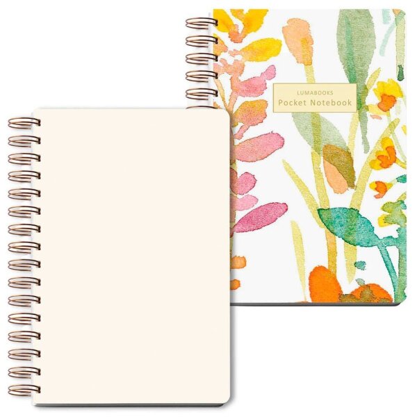 LUMA Notizbuch Pocket Aquarell ca. DIN A5 blanko, mehrfarbig Hardcover 100 Seiten, 1 St.
