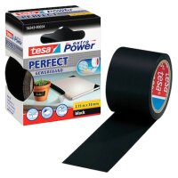 tesa extra Power® Perfect Gewebeband schwarz 38,0 mm x 2,75 m 1 Rolle