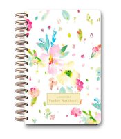 LUMA Notizbuch Pocket Blümchen ca. DIN A5 blanko,...
