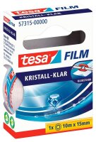 tesa KRISTALL-KLAR Klebefilm transparent 15,0 mm x 10,0 m...
