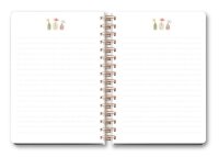 LUMA Notizbuch Classic Wildblumen DIN A5 liniert, mehrfarbig Hardcover 100 Seiten, 1 St.