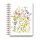 LUMA Notizbuch Classic Wildblumen DIN A5 liniert, mehrfarbig Hardcover 100 Seiten, 1 St.