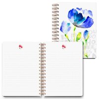 LUMA Notizbuch Blumenfreunde DIN A5 liniert, mehrfarbig...
