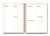 LUMA Notizbuch MyJourney Tageszielbuch Wildblumen DIN A5 blanko, mehrfarbig Hardcover 100 Seiten, 1 St.