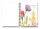 LUMA Notizbuch MyJourney Tageszielbuch Wildblumen DIN A5 blanko, mehrfarbig Hardcover 100 Seiten, 1 St.