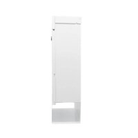 BURG WÄCHTER Briefkasten SEATTLE 848 42040 weiß mit Zeitungsfach