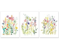LUMA Poster-Set Wildblumen, Karton