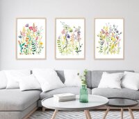 LUMA Poster-Set Wildblumen, Karton