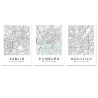 LUMA Poster-Set Stadtplan, Karton