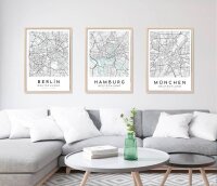 LUMA Poster-Set Stadtplan, Karton