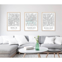 LUMA Poster-Set Stadtplan, Karton