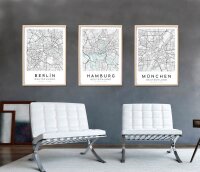 LUMA Poster-Set Stadtplan, Karton