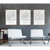 LUMA Poster-Set Stadtplan, Karton