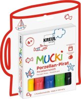 KREUL MUCKI Pirat Porzellanstifte farbsortiert 2,0 - 5,0...