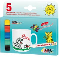 KREUL Hobby Line Porzellanstifte farbsortiert 1,0 - 3,0...