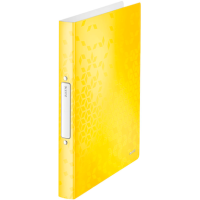 LEITZ WOW Ringbuch 2-Ringe gelb 3,2 cm DIN A4, 1 St.