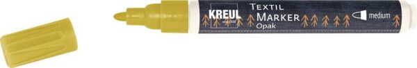 KREUL Opak Medium Textilmarker gold 2,0 - 4,0 mm, 1 St.