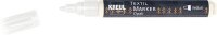 KREUL Opak Medium Textilmarker weiß 2,0 - 4,0 mm, 1...
