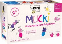 KREUL MUCKI Königskinder Fingerfarben farbsortiert 6...