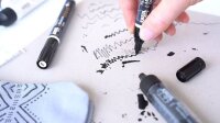 KREUL Opak Medium Textilmarker schwarz 2,0 - 4,0 mm, 1 St.