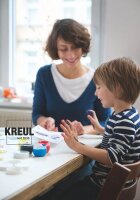 KREUL MUCKI Funkel Fingerfarben farbsortiert, 4 St.