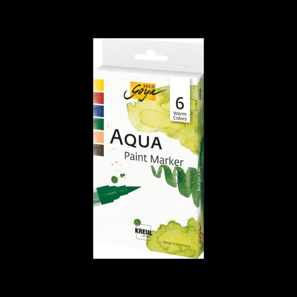 KREUL SOLO Goya Warm Color Aquarellmarker farbsortiert, 6 St.