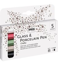 KREUL Chalky Porzellanstifte farbsortiert 2,0 - 4,0 mm, 5...