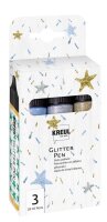 KREUL Glitter Pen Bastelfarben-Set farbsortiert, 3 St.