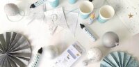 KREUL Glitter Pen Bastelfarben-Set farbsortiert, 3 St.