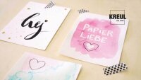 KREUL PaperLove Handlettering-Set schwarz, 1 Set